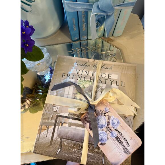 Vintage French Style Decorative Book  , french Vintage Home Decor - Picture 2 of 10